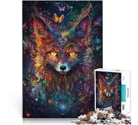 Puzzle da 1000 pezzi per adulti e adolescenti “arte della volpe” Fatto di carta,per e da 14 anni in su Giocattoli da regalo per la famiglia Regalo di compleanno di Natale。misurare:38x52cm
