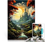 Puzzle da 1000 pezzi per adulti e adolescenti “ arte paesaggistica” Fatto di legno，per età 14+ Analisi e logica Giocattoli da regalo。misurare：50x75cm/19.68x29.52pollice