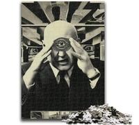 Puzzle da 1000 pezzi per adulti e adolescenti, arte psichedelica, puzzle da 1000 pezzi, design vivace e unico, esperienza di puzzle rilassante e stimolante, 50x75cm