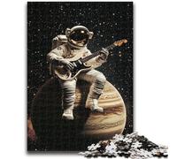 Puzzle da 1000 pezzi per adulti e adolescenti, astronauti sulla luna, per adolescenti, giocattolo educativo intellettuale decomprimente, regalo di compleanno, 50x75cm