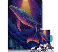 Puzzle da 1000 pezzi per adulti e adolescenti, balena spirituale, divertenti giochi per famiglie, ideali come regali per tutta la famiglia, adatti per bambini di età compresa tra 38x26cm e 14 anni