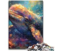 Puzzle da 1000 pezzi per adulti e adolescenti, balene sul fondale marino, giocattolo educativo antistress, regali di Babbo Natale segreto per bambini di 14 anni, 26x38cm