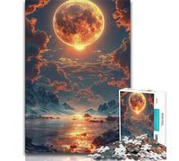 Puzzle da 1000 pezzi per adulti e adolescenti, bellissime dune del deserto al crepuscolo, puzzle da 1000 pezzi, giocattolo educativo antistress, ottimi regali e giocattoli (dimensioni 75x50cm)