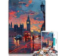 Puzzle da 1000 pezzi per adulti e adolescenti Bellissimi puzzle per adulti raffiguranti il Big Ben,giocattoli da gioco Ogni pezzo è unico Gioco divertente e stimolante per tutta la famiglia (75x50cm)