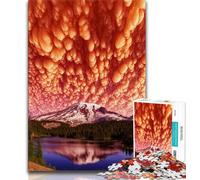 Puzzle da 1000 pezzi per adulti e adolescenti, bellissimo fiume di montagna, gioco per famiglie, antistress, sfida difficile, migliora l'amore tra coppie, 38x26cm