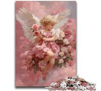 Puzzle da 1000 pezzi per adulti e adolescenti, bellissimo piccolo angelo, difficile da completare ma divertente e umoristico gioco educativo per il compleanno, 26x38cm