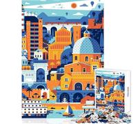 Puzzle da 1000 pezzi per adulti e adolescenti Cagliari Sardegna giocattolo da viaggio decorazione da parete regali di Babbo Natale segreto giochi divertenti per migliorare l'amore tra coppie 38x26cm