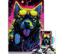 Puzzle da 1000 pezzi per adulti e adolescenti, cane meccanico, sfida di intelligenza cerebrale, giocattoli avvincenti, regalo di compleanno, regali, arte murale (75x50cm)