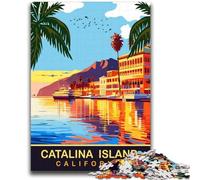 Puzzle da 1000 pezzi per adulti e adolescenti, Catalina Waterfront, design vivace e unico, esperienza di gioco rilassante e stimolante (dimensioni 38x52cm)