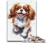 Puzzle da 1000 pezzi per adulti e adolescenti Cavalier King, simpatico giocattolo educativo, ideale come regalo per tutta la famiglia, 50x75cm