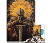 Puzzle da 1000 pezzi per adulti e adolescenti, cavalieri medievali, aiuta il cervello a esercitare i giocattoli avvincenti per coltivare la pazienza, decorazione perfetta (75x50cm)