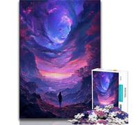 Puzzle da 1000 pezzi per adulti e adolescenti che camminano su un mondo fantastico,puzzle da 1000 pezzi,antistress,per ammazzare il tempo in casa,per migliorare l'amore tra coppie (dimensioni 38x26cm)