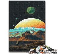 Puzzle da 1000 pezzi per adulti e adolescenti che esplorano il cosmo, giocattolo educativo antistress, interazione genitore-figlio per bambini dai 14 anni in su, 26x38cm