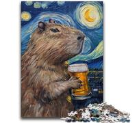 Puzzle da 1000 pezzi per adulti e adolescenti, cielo notturno, Capibara, giocattoli per l'intrattenimento in famiglia, gioco educativo per compleanni e Natale, per bambini dai 14 anni in su, 50x75cm