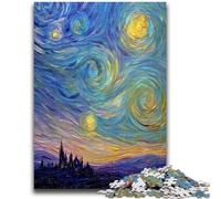 Puzzle da 1000 pezzi per adulti e adolescenti, cielo notturno, città, paesaggio urbano, per età 14+, difficili da completare ma divertenti e umoristici, ottimi regali e giocattoli, 50x75cm