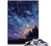 Puzzle da 1000 pezzi per adulti e adolescenti, cielo notturno, puzzle per adulti, giocattoli educativi per l'apprendimento, giochi per famiglie, regali unici per compleanni e feste (26x38cm)