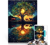 Puzzle da 1000 pezzi per adulti e adolescenti Cielo stellato albero della vita ，per e da 14 anni in su Allena il tuo cervello e le tue mani Il miglior regalo per adulti e adolescenti。