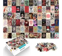 Puzzle da 1000 pezzi per adulti e adolescenti collage retrò Fatto di cartone per età 14+ Giochi di famiglia offerte come regali per tutta la famiglia misurare：26x38cm/10.24 x 14.96pollice