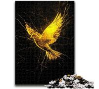 Puzzle da 1000 pezzi per adulti e adolescenti Colomba della Pace dorata Puzzle da 1000 pezzi, per gioco educativo Sfida Giocattolo Offerta come regalo per tutta la famiglia 50x75cm