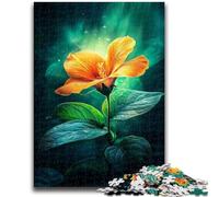 Puzzle da 1000 pezzi per adulti e adolescenti con fiori d'arancio in crescita, divertente regalo per amici e parenti, per bambini dai 14 anni in su, 26x38cm