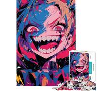 Puzzle da 1000 pezzi per adulti e adolescenti con il tema del giullare pazzo Giocattolo decorativo da parete che migliora la memoria Difficile e stimolante (dimensioni 38x52cm)