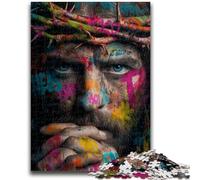 Puzzle da 1000 pezzi per adulti e adolescenti con l'arte di Gesù, adatti dai 14 anni in su, giochi per famiglie, ideali come regalo per tutta la famiglia, 50x75cm