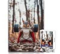 Puzzle da 1000 pezzi per adulti e adolescenti con supereroi e scoiattoli, gioco creativo per risolvere i problemi, idea regalo memorabile e sentita, dimensioni 50x75cm