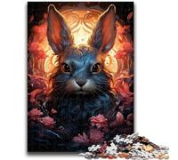 Puzzle da 1000 pezzi per adulti e adolescenti Coniglio nel cespuglio per età 14 e oltre Giochi divertenti Attività divertenti a casa, regali di compleanno, regali di viaggio 50x75cm