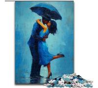 Puzzle da 1000 pezzi per adulti e adolescenti, coppia che si bacia, giochi educativi, decorazione per la casa, ideale come regalo per tutta la famiglia dimensioni 50x75cm