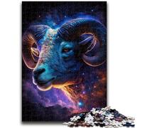 Puzzle da 1000 pezzi per adulti e adolescenti Cosmic Aries Family Game, antistress, sfida difficile, collezione di artisti, belle arti, 26x38cm