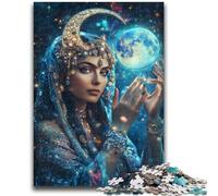 Puzzle da 1000 pezzi per adulti e adolescenti, Dea della Luna, puzzle per adolescenti, antistress, per trascorrere il tempo libero e per l'interazione genitore-figlio (50x75cm)