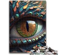 Puzzle da 1000 pezzi per adulti e adolescenti Deluxe Dragon Eye per età 14 anni e oltre Giochi per famiglie Gioco di Natale Regali per donne 50x75cm