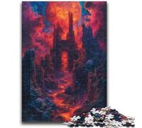Puzzle da 1000 pezzi per adulti e adolescenti Demoni Inferno Gioco educativo per famiglie Ideale come regalo per tutta la famiglia per 14+ 26x38cm