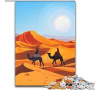 Puzzle da 1000 pezzi per adulti e adolescenti, deserto del Sahara, aiuta il cervello a esercitare i giocattoli avvincenti per coltivare la pazienza, decorazione perfetta (50x75cm) 1000 pezzi