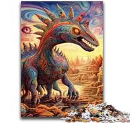 Puzzle da 1000 pezzi per adulti e adolescenti, dinosauri antichi, puzzle da 1000 pezzi, gioco educativo per compleanni e Natale, per età 14+ (50x75cm)