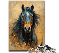 Puzzle da 1000 pezzi per adulti e adolescenti, dipinto a olio di cavalli, per età pari o superiore a 14 anni, bellissimo gioco di design, fantastico regalo, 50x75cm