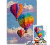Puzzle da 1000 pezzi per adulti e adolescenti,dipinto a olio su mongolfiera,sfida difficile contro lo stress,ideale come regalo per tutta la famiglia,adatto per bambini di età compresa tra 38x26cm