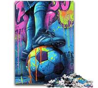 Puzzle da 1000 pezzi per adulti e adolescenti, dipinto a olio sul calcio, per età pari o superiore a 14 anni, bellissimo gioco di design, bellissimo gioco di design, ottimo regalo, 50x75cm
