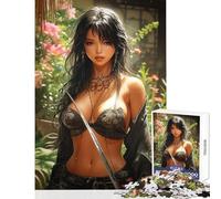 Puzzle da 1000 pezzi per adulti e adolescenti dolce ragazza anime giocattoli fai da te regalo per compleanni giochi educativi stimolazione intellettuale dimensioni 38x52cm