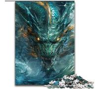 Puzzle da 1000 pezzi per adulti e adolescenti, drago misterioso, antistress, sfida difficile, regali di Babbo Natale segreto per bambini dai 14 anni in su dimensioni 26x38cm