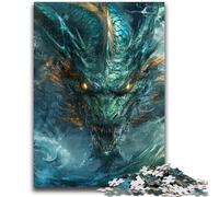 Puzzle da 1000 pezzi per adulti e adolescenti, drago misterioso, giocattolo educativo antistress, regali di Babbo Natale segreto per bambini di 14 anni, 26x38cm