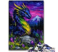 Puzzle da 1000 pezzi per adulti e adolescenti, drago misterioso, gioco stimolante e gioco per famiglie, regali di Babbo Natale segreto, 50x75cm