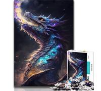 Puzzle da 1000 pezzi per adulti e adolescenti, Elder Dragons Cosmic Reign, puzzle per adulti, regali di compleanno unici per bambini dai 14 anni in su (dimensioni 38x26cm)