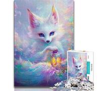 Puzzle da 1000 pezzi per adulti e adolescenti Fantasy Fox, antistress per trascorrere il tempo libero a casa e interagire con i genitori (38x26cm)