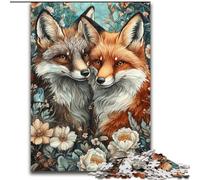 Puzzle da 1000 pezzi per adulti e adolescenti Fantasy Fox, giocattoli e giochi educativi per adulti e adolescenti dimensioni 26x38cm