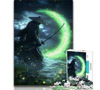 Puzzle da 1000 pezzi per adulti e adolescenti fantasy samurai ninja 1000 pezzi per adulti gioco stimolante ideale come regalo per tutta la famiglia 38x26cm
