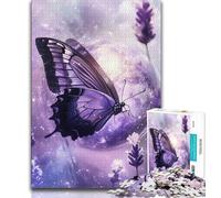 Puzzle da 1000 pezzi per adulti e adolescenti farfalla magica puzzle per adulti antistress sfida difficile regali di Babbo Natale segreto 38x26cm