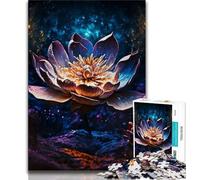 Puzzle da 1000 pezzi per adulti e adolescenti fiore di loto magico puzzle da 1000 pezzi giochi educativi per la famiglia regalo per la decorazione della casa 75x50cm