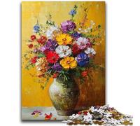 Puzzle da 1000 pezzi per adulti e adolescenti Fiori nel vaso per bambini dai 14 anni in su Gioca perché è l'ideale come regalo per tutta la famiglia 38x26cm