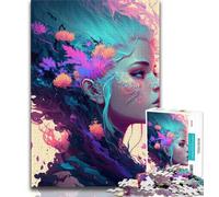 Puzzle da 1000 pezzi per adulti e adolescenti Flower Power 1000 pezzi per adolescenti, apprendimento educativo è ideale come regalo per tutta la famiglia (dimensioni 38x26cm)